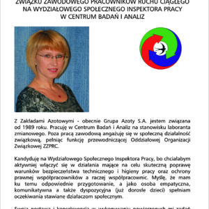 Wybory Wydziałowego Społecznego Inspektora Pracy w Centrum Badań i Analiz Wybory Wydziałowego Społecznego Inspektora Pracy w Centrum Badań i Analiz