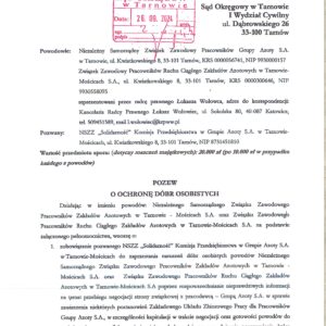 NIE SKAPITULOWALIŚMY WCZEŚNIEJ – NIE SKAPITULUJEMY I TERAZ!
