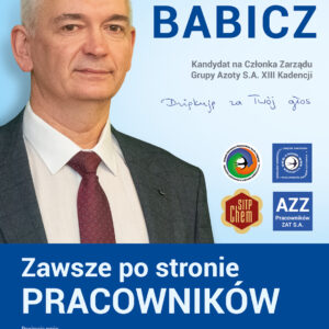 NASZ KANDYDAT NA CZŁONKA ZARZĄDU GRUPY AZOTY S.A. NASZ KANDYDAT NA CZŁONKA ZARZĄDU GRUPY AZOTY S.A.