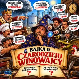 Bajka zainspirowana absurdalnymi insynuacjami i oskarżeniami pod adresem Członka Zarządu z wyboru Pracowników.